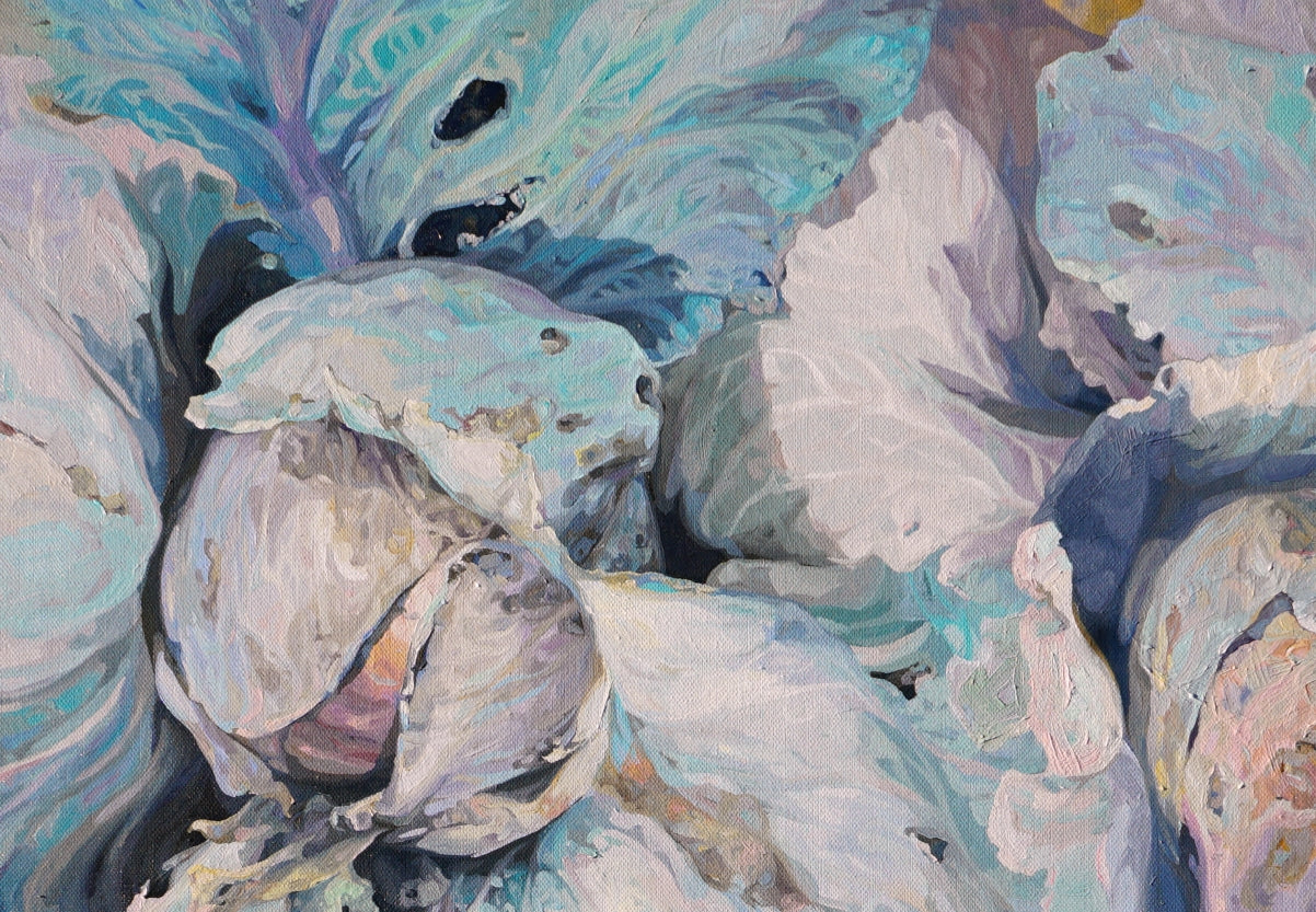 Cabbages art print by Jaime Prosser