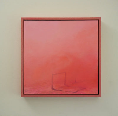 Through the Red Dust painting in Jaime Prosser art studio