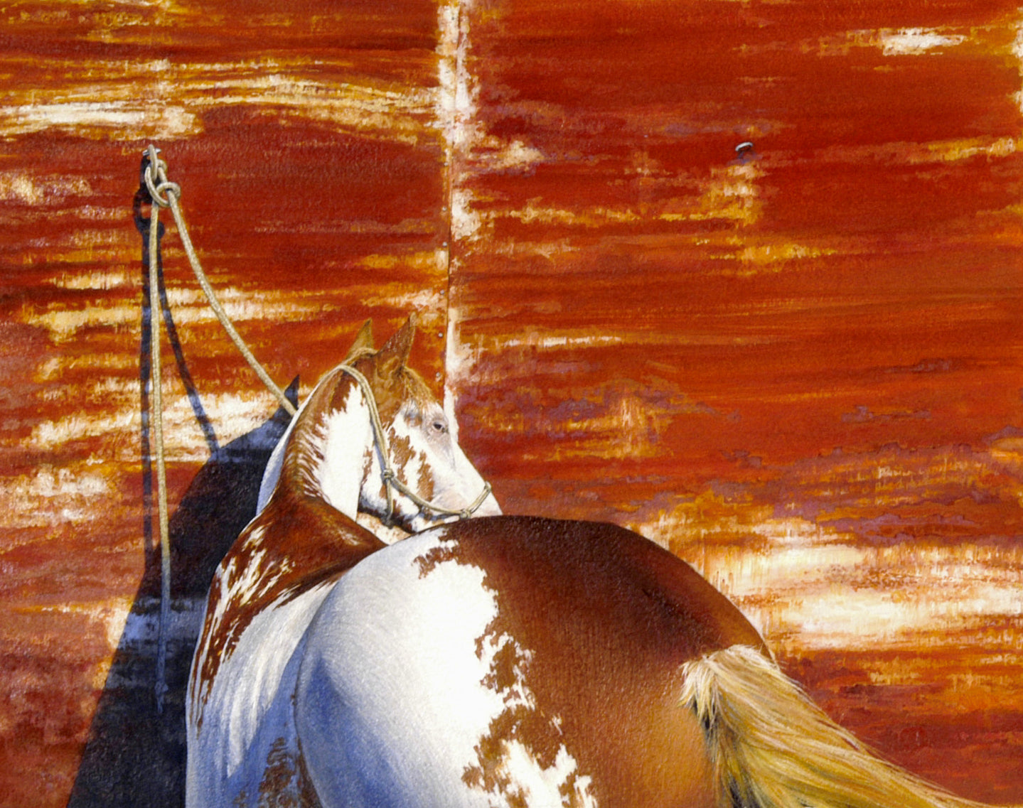 western art horse painting by Jaime Prosser