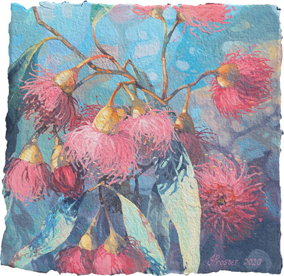 Pretty Pink Gum Flowers by Jaime Prosser 