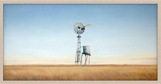 Landscape With Old Windmill Print - JAIME PROSSER ART