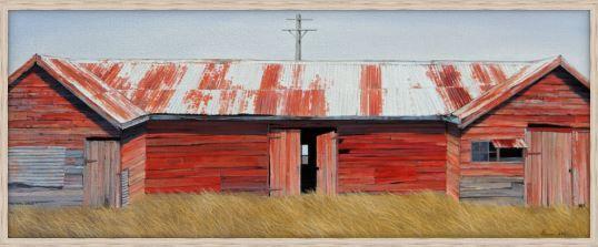 Red Shed Print - JAIME PROSSER ART