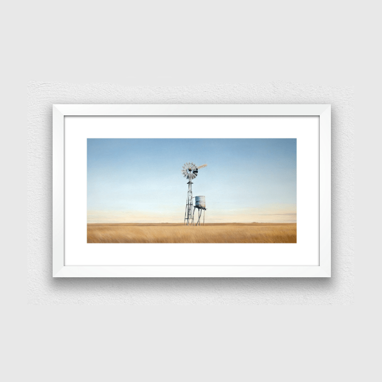 Landscape With Old Windmill Print - JAIME PROSSER ART
