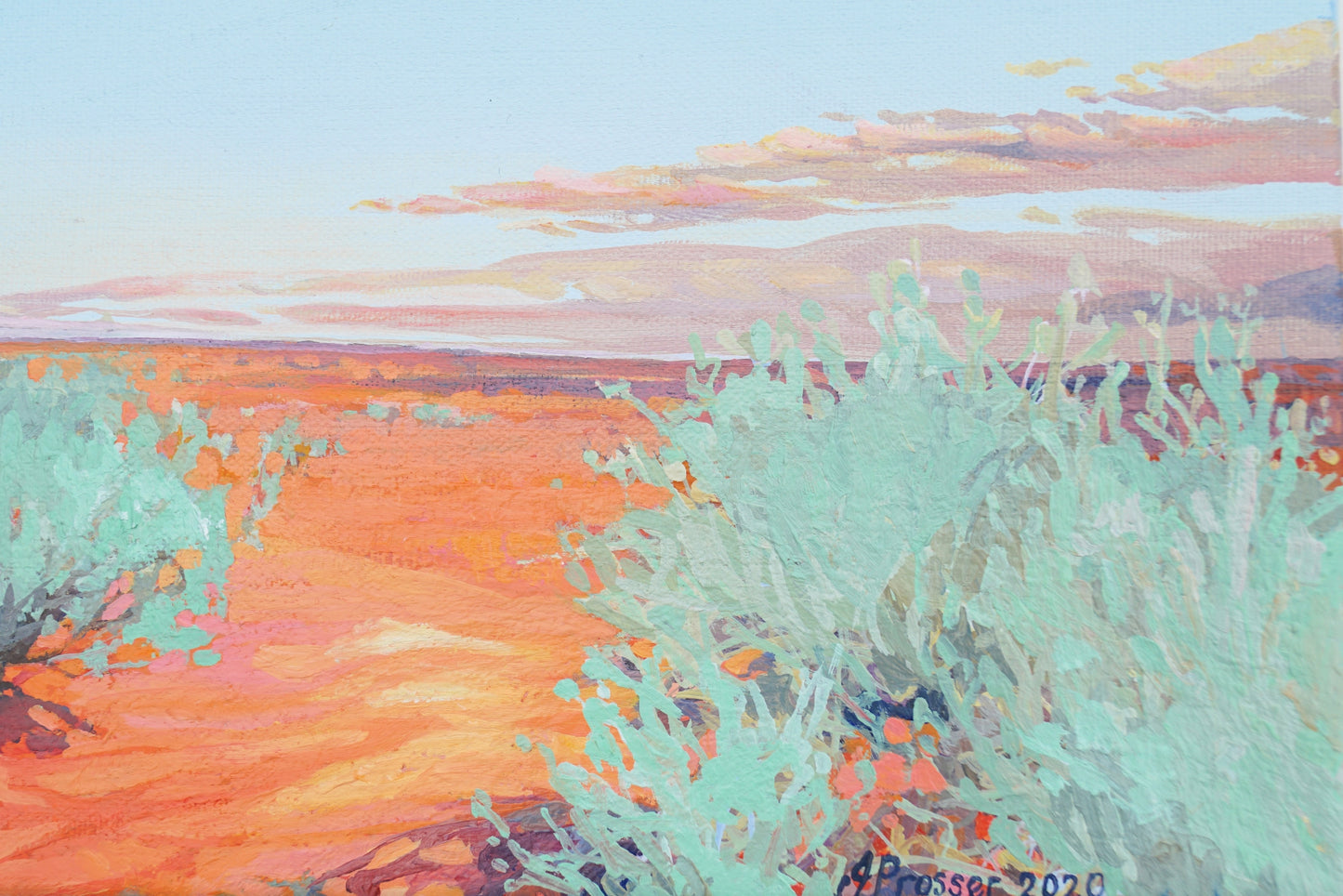 Red Dirt & Blue Sky Australian landscape
