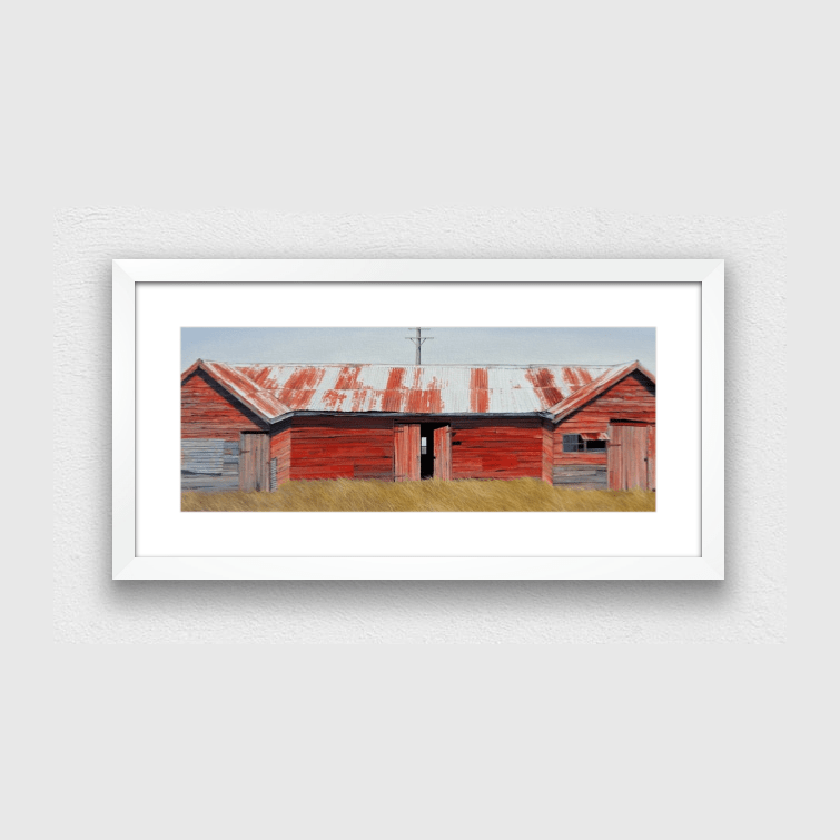 Red Shed Print - JAIME PROSSER ART