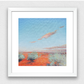 Canvas art print titled 'Red Dirt and Blue Sky' by Australian artist Jaime Prosser