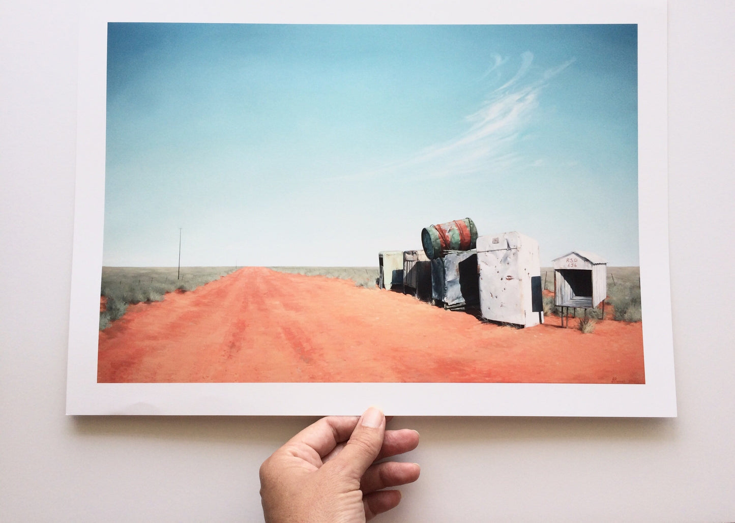 Outback ART prints - Northern Road Print - JAIME PROSSER ART
